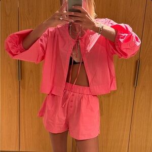 Daily Drills Poplin Tie Top